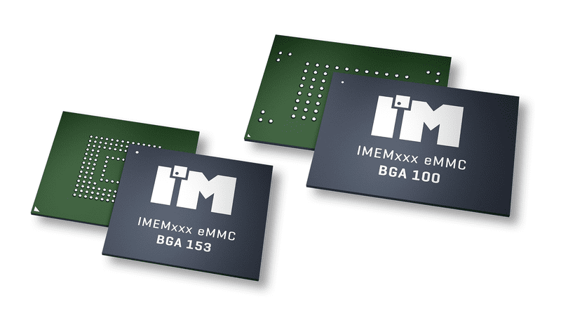 eMMC, 11.5x13 153 ball, 64GB, -40°C to 85°C
