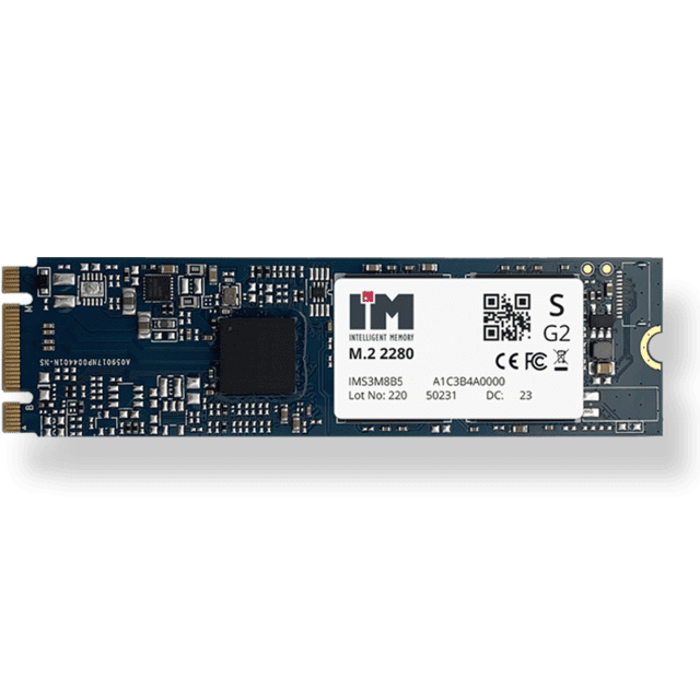 PCIe, M.2 2280, 120GB, -40°C to 85°C