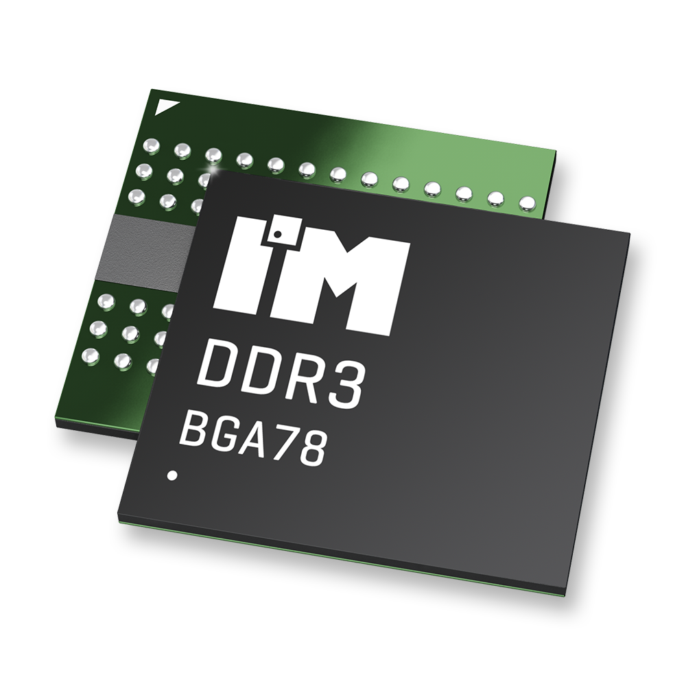 DDR3 8Gb, 1.35V/1.5V, 1Gx8 (2CS), 933MHz (1866Mbps), 0C to +95C, FBGA-78