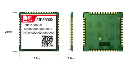 The SIM7000 series is the LPWA module which supports wireless communication modes of Cat- M/Cat-NB/GPRS/EDGE.