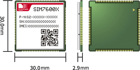 The SIM7600G R2 series is the LTE Cat 1 module which supports wireless communication modes of LTE-TDD/ LTE-FDD/HSPA+/GSM/GPRS/EDGE etc. It supports maximum 10Mbps downlink rate and 5Mbps uplink rate.