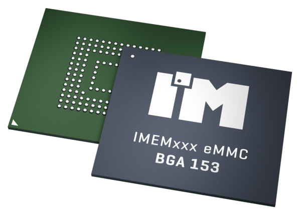 eMMC, 11.5x13 153 ball, 8GB, -25°C to 85°C