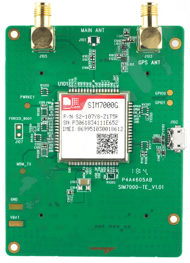 SIM7000G-TE KIT for SIMCOM EVB