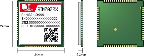 The SIM7070 series is the LPWA module which supports wireless communication modes of Cat- M/Cat-NB/GPRS/EDGE.