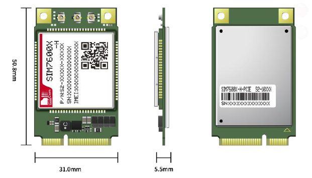 SIM7600X-H, Multi-Band LTE-TDD/LTE-FDD module CAT-4