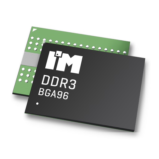 [IM8G16D3FFBG-107] DDR3 8Gb, 1.35V/1.5V, 512Mx16 (1CS), 933MHz (1866Mbps), 0C to +95C, FBGA-96