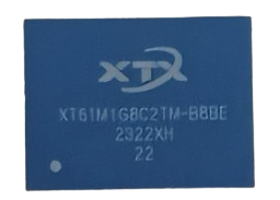 [XT61M1G8C2TM-B8BEA] 1G NAND (8bit. ECC;x8) +1G LP DDR2 (x32), 
BGA162 8x10.5x1.0mm