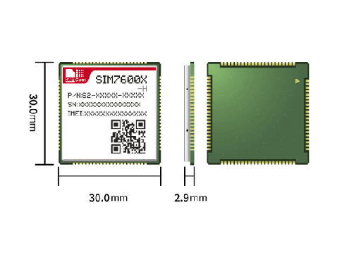 [SIM7600G-H R2] The SIM7600-H series is the LTE Cat 4 module which supports wireless communication modes of LTE-TDD/ LTE-FDD/HSPA+/GSM/GPRS/EDGE etc. It supports maximum 150Mbps downlink rate and 50Mbps uplink rate.