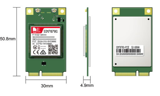The SIM7070 series is the LPWA module which supports wireless communication modes of Cat- M/Cat-NB/GPRS/EDGE.